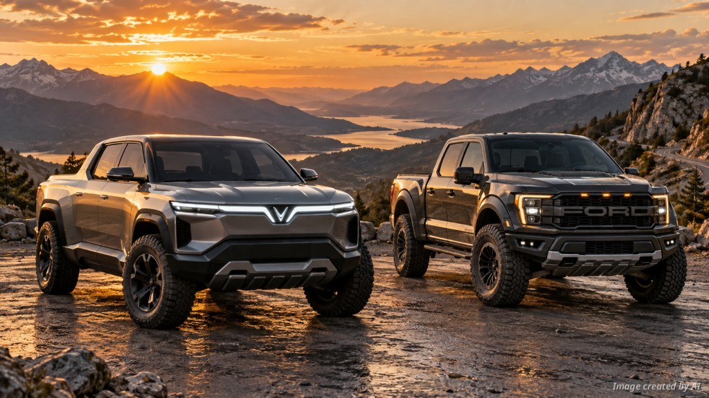 ການປຽບທຽບລະຫວ່າງ Vinfast VF Wild ແລະ Ford Raptor