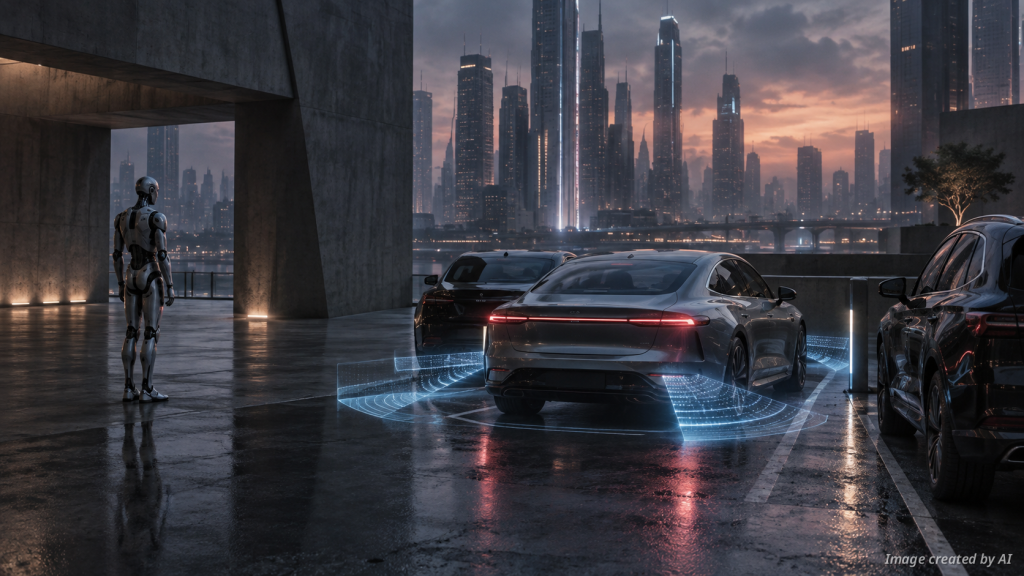 Electric vehicles with automatic parking systems help reduce parking stress