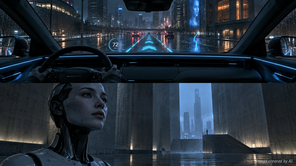 Augmented Reality (AR) Technology in Electric Vehicle Windshields for Driver Assistance
