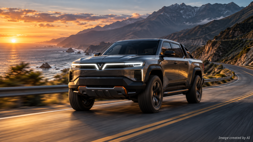 What technology allows the VinFast VF Wild to travel up to 1,000 kilometers?